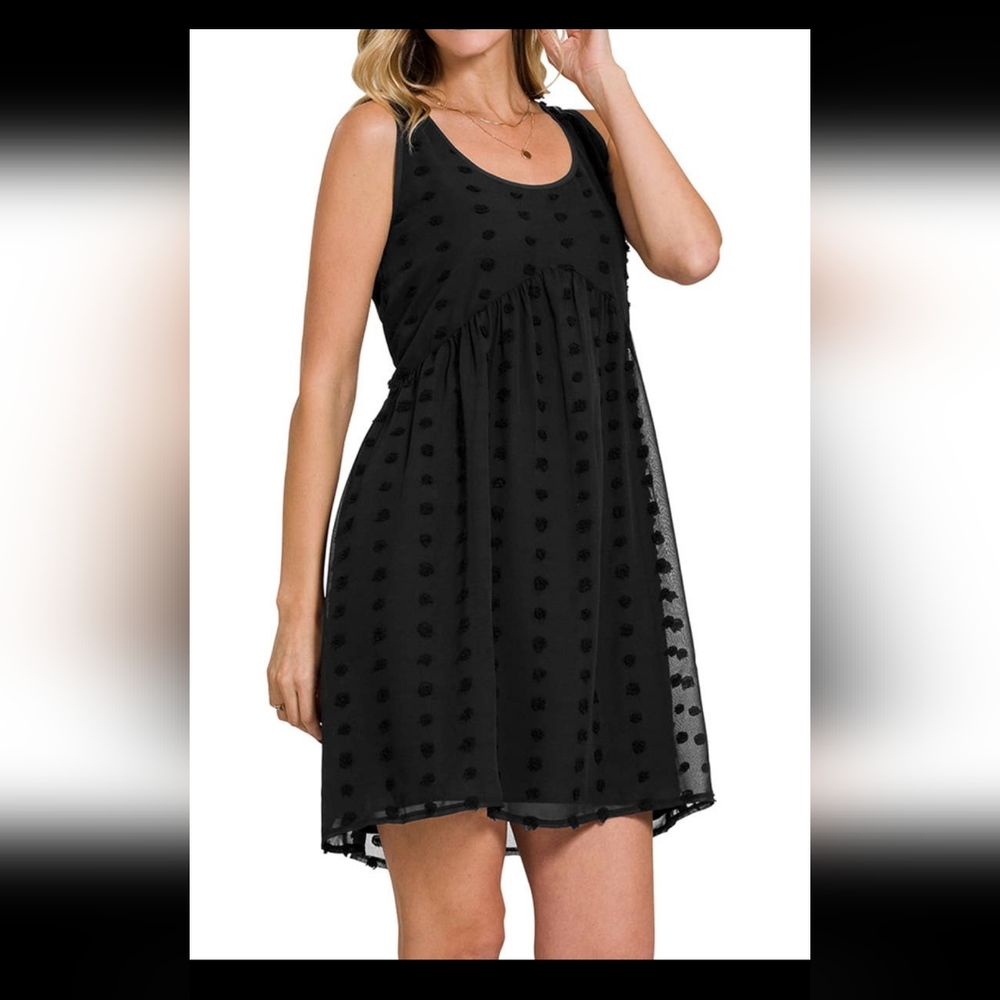 Swiss Dot Babydoll dress